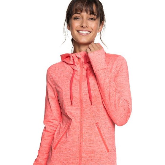 EVERY LITTLE THINGS - ZIP-UP HOODIE FOR WOMEN RED