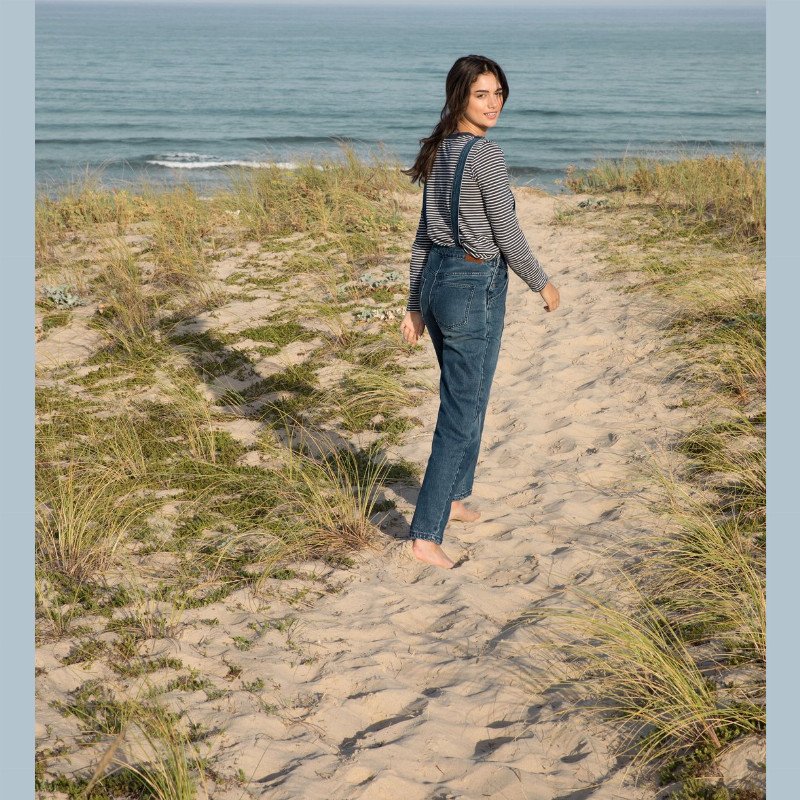 Feel Sand - Long Sleeve T-Shirt for Women - Blue - Roxy