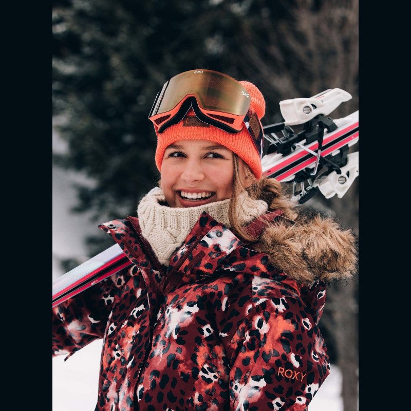 Feelin - Snowboard/Ski Goggles for Women - Red - Roxy
