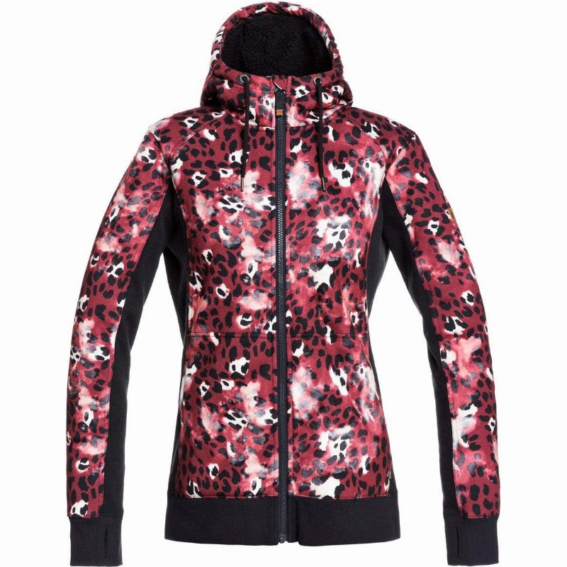 Frost Printed - Technical Zip-Up Hoodie for Women