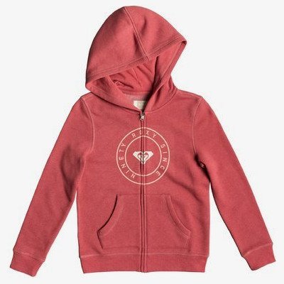 GIRL PLANS PIRATE TYPE - ZIP-UP HOODIE FOR GIRLS 8-16 PINK