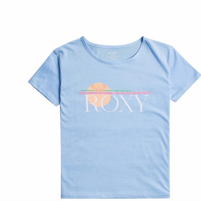 Roxy Girls Day & Night T-Shirt - Bel Air Blue