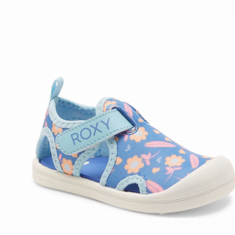 Roxy Girls Grom Shoes - Blue & Pink - KIDS 8.5 (EU 26)