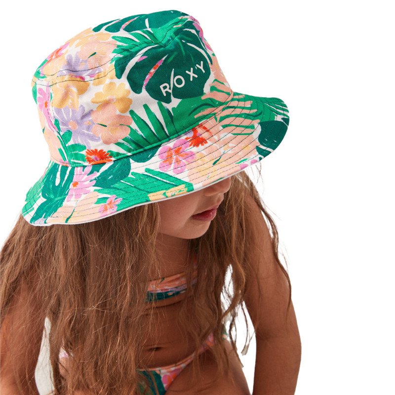 Roxy Girls Jasmine Paradise Hat - Mint Tropical Trails