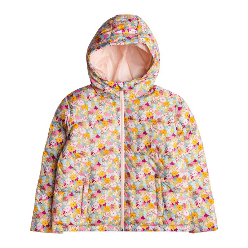 Roxy Girls Start Me Print Jacket - Fern Memories