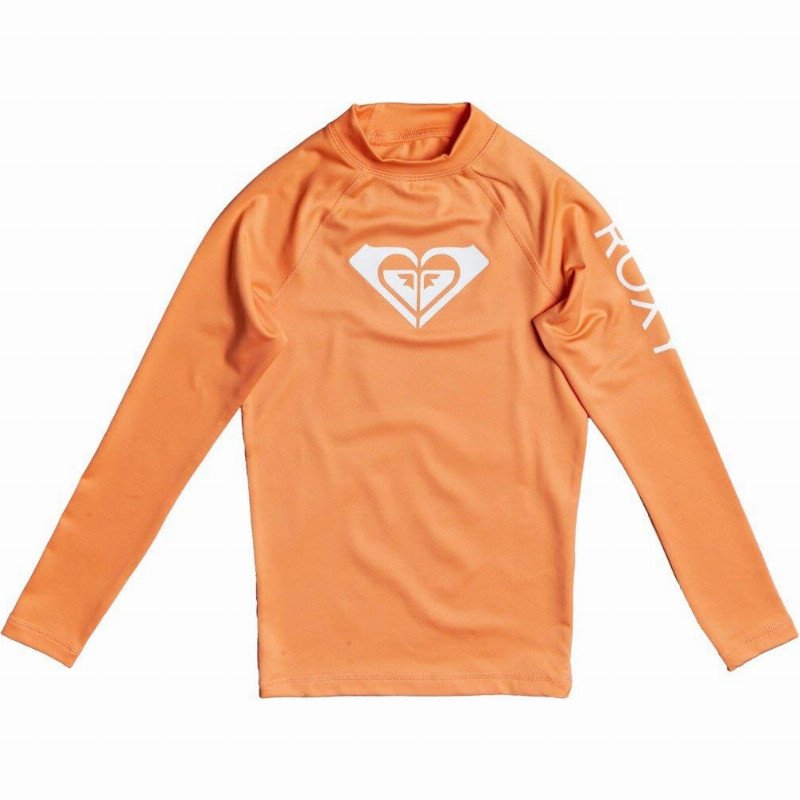 Girl's Whole Hearted - Long Sleeve UPF 50 Rash Vest for Girls 8-16 Rash Guard Shirt