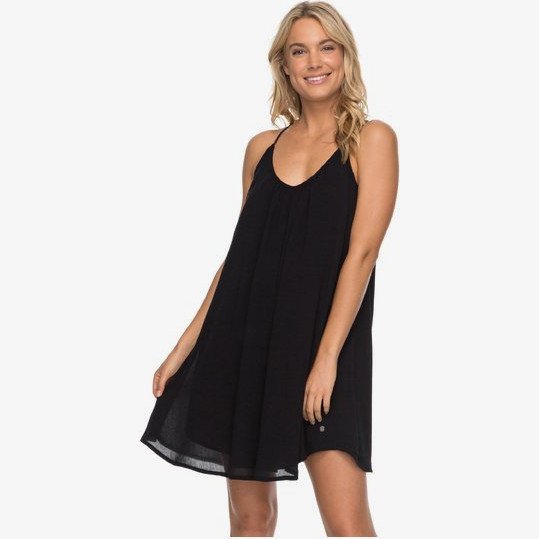 GREAT INTENTIONS - STRAPPY DRESS FOR WOMEN BLACK
