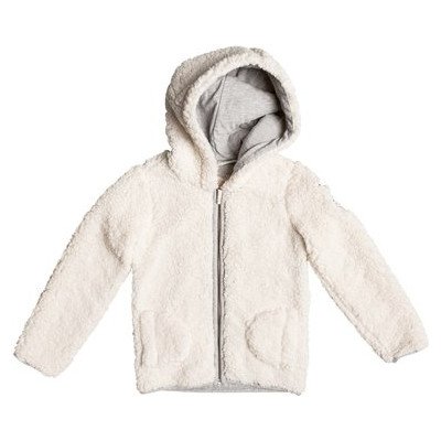 HIT THE SACK - ZIP-UP HOODIE FOR GIRLS 2-7 WHITE