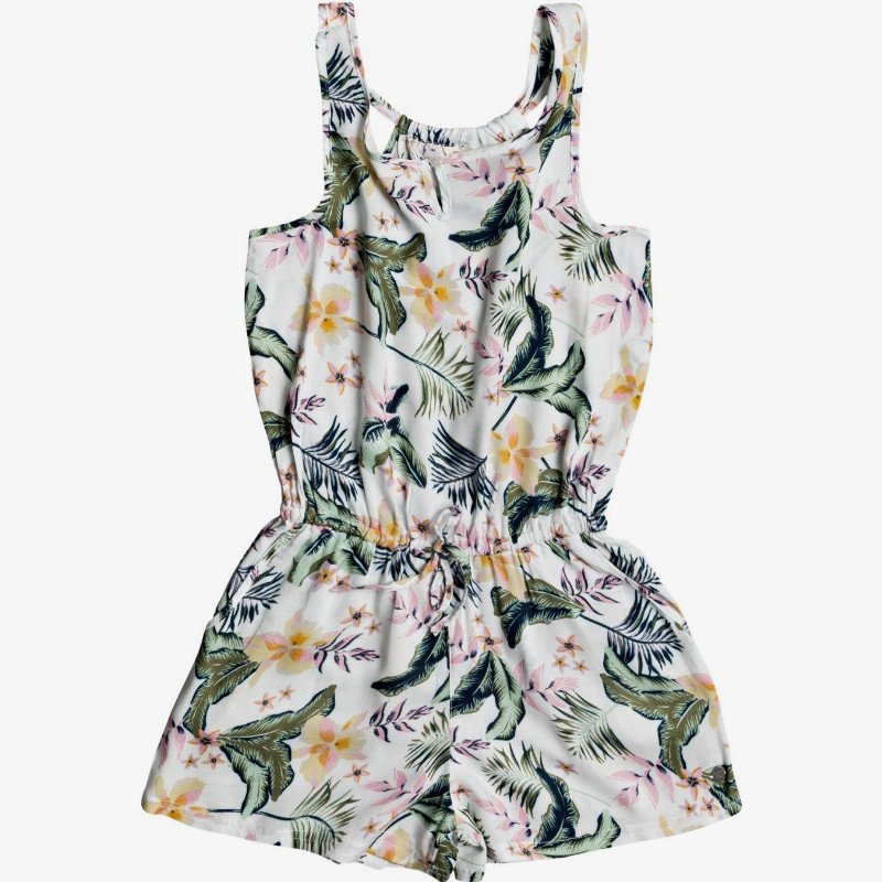 In The Mountain - Strappy Playsuit for Girls 4-16 - White - Roxy