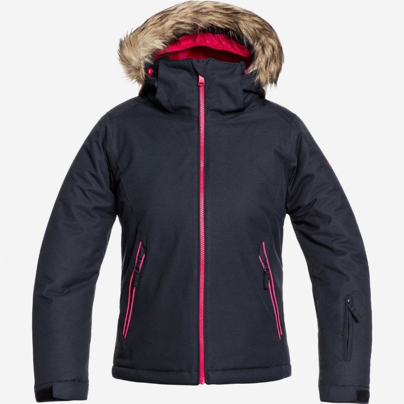 Jet Ski - Snow Jacket for Girls 8-16 - Black - Roxy