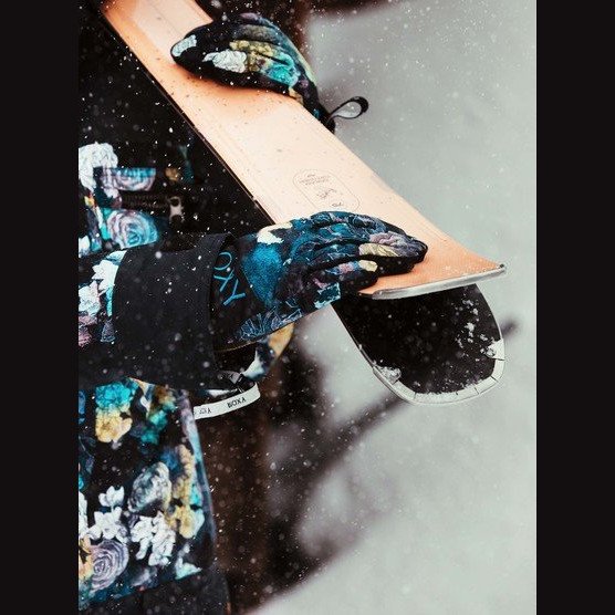 ROXY Jetty - Snowboard/Ski Gloves for Women - Black - Roxy