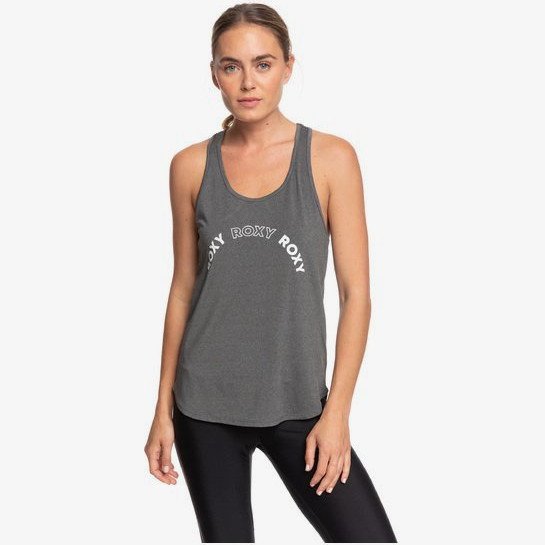 Keep Training - Sports Vest Top for Women - Black - Roxy