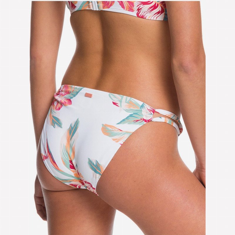 Lahaina Bay - Full Bikini Bottoms for Women - White - Roxy
