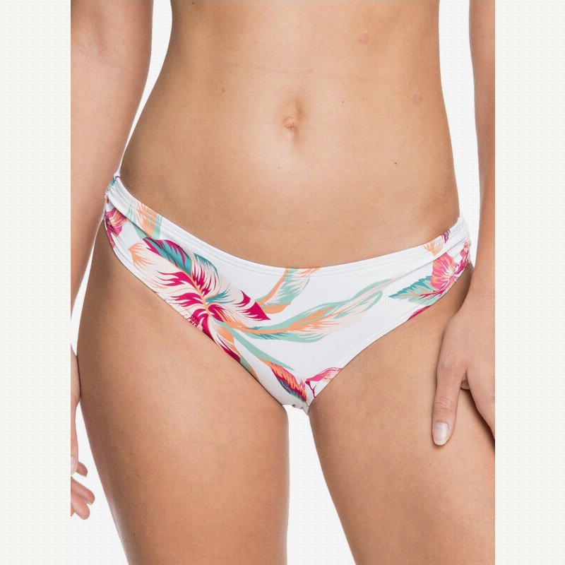 Lahaina Bay - Regular Bikini Bottoms for Women - White - Roxy