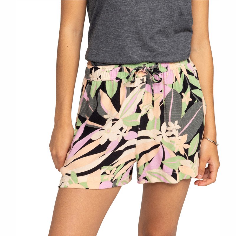 Roxy Lekeitio Break Hi Shorts - Anthracite Palm