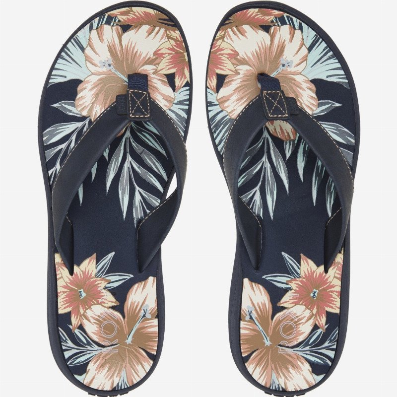 Lizzie Print - Sandals for Women - Blue - Roxy