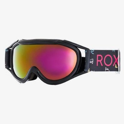 Loola 2.0 - Snowboard/Ski Goggles for Girls - Black - Roxy