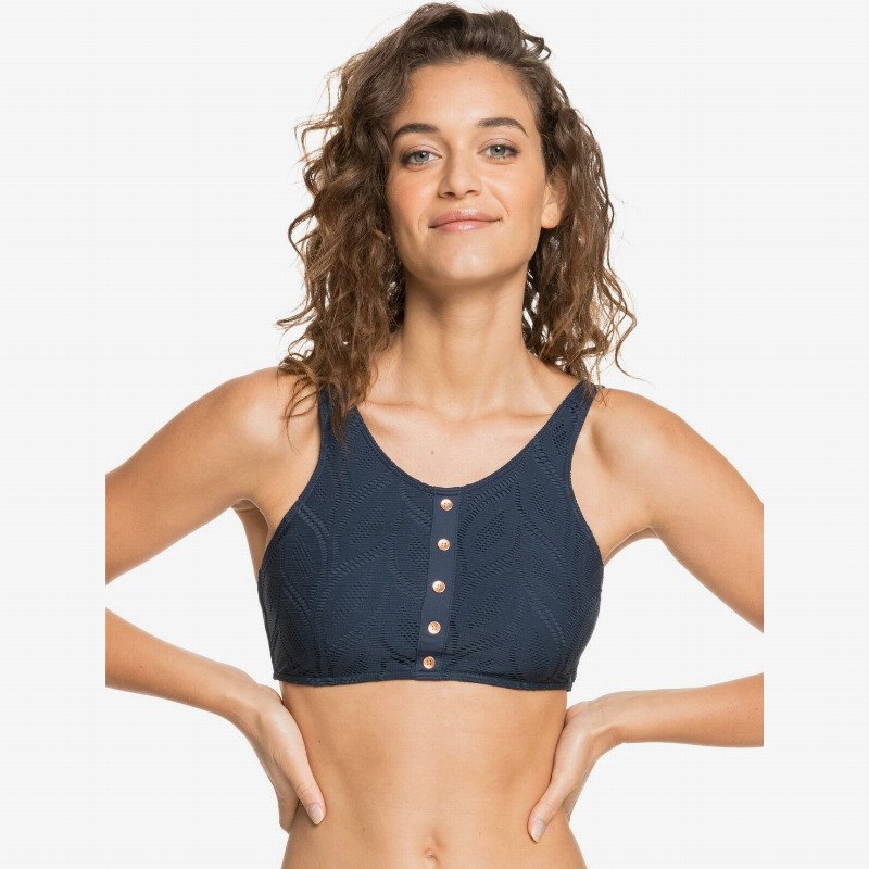 Love Song - Crop Top Bikini Top for Women - Blue - Roxy