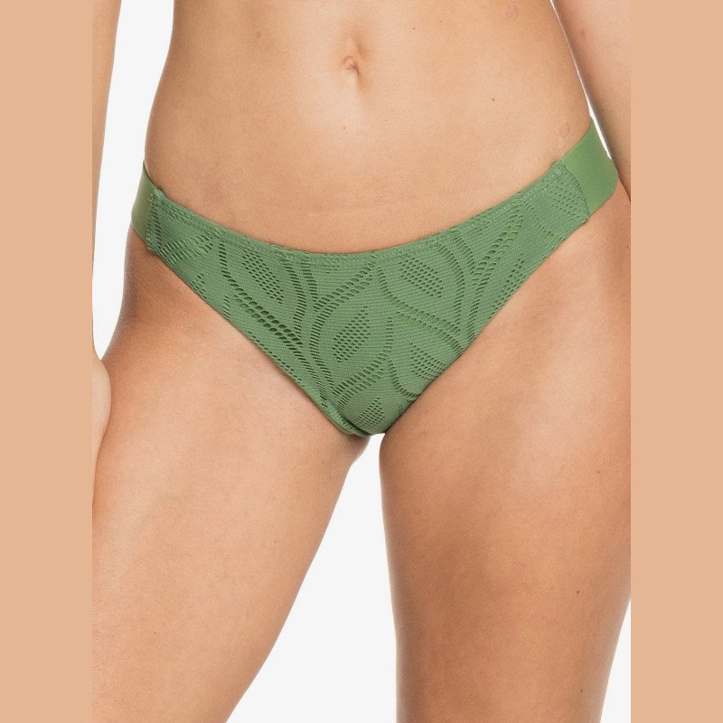 Love Song - Moderate Bikini Bottoms for Women - Green - Roxy