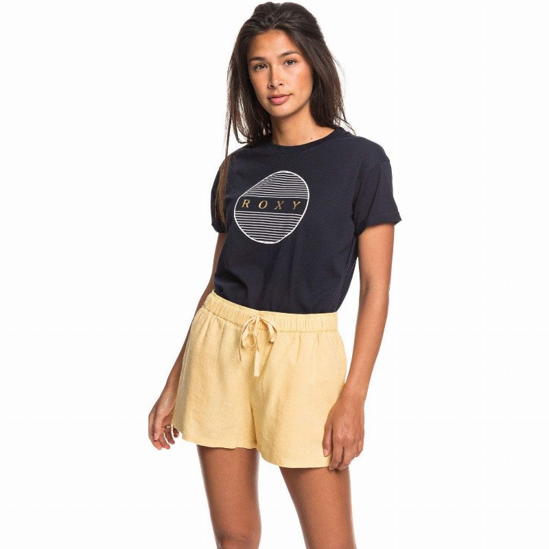 Love Square - Linen Beach Shorts for Women