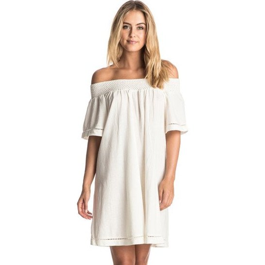 MOONLIGHT SHADOWS - T-SHIRT DRESS FOR WOMEN WHITE