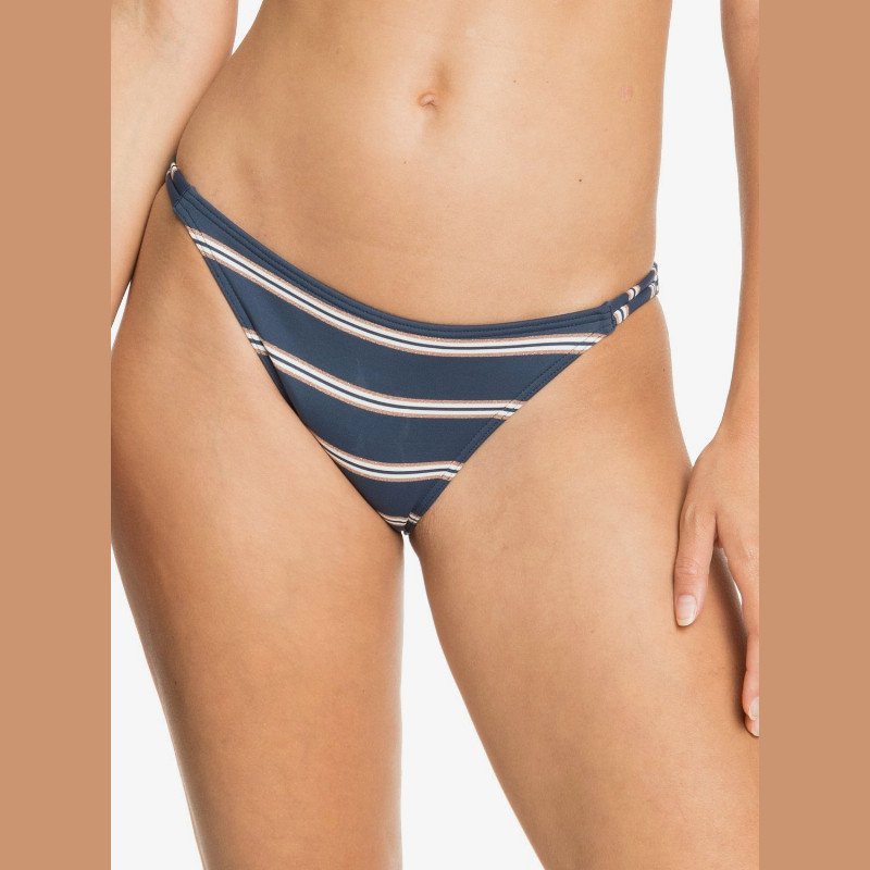 Moonlight Splash - Moderate Bikini Bottoms for Women - Blue - Roxy