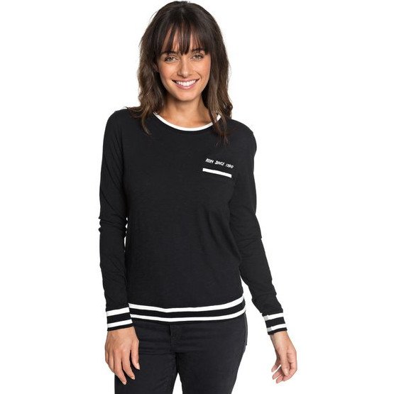 NEXT VACATION A - LONG SLEEVE TOP FOR WOMEN BLACK