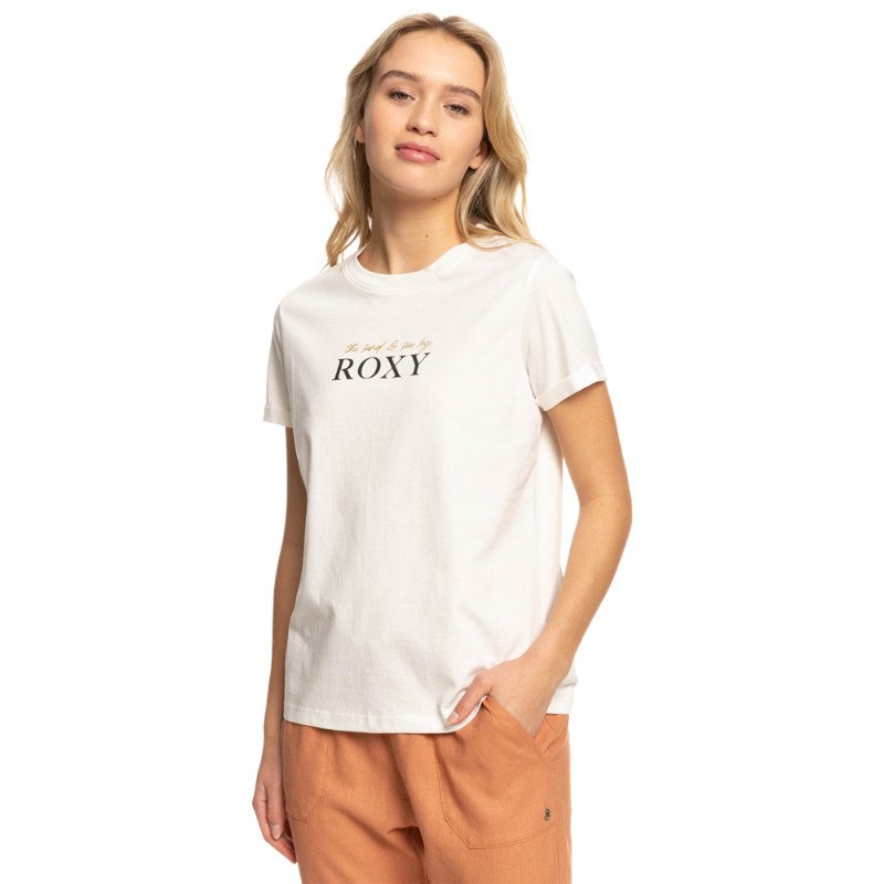 Roxy Noon Ocean T-Shirt (2023) - Snow White