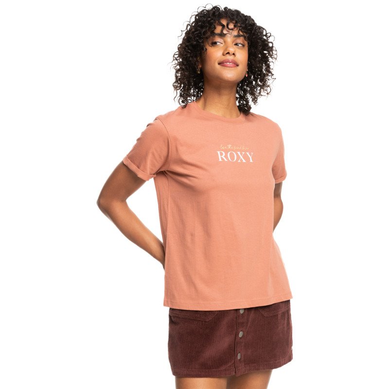 Roxy Noon Ocean T-Shirt - Cedar Wood