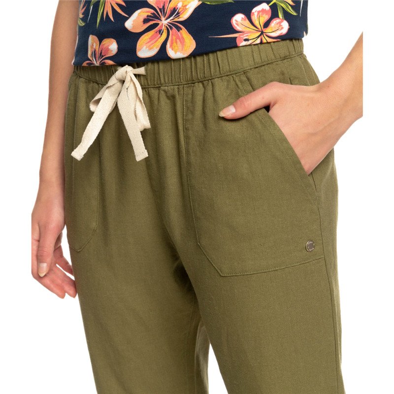 Roxy On The Seashore Pant - Loden Green