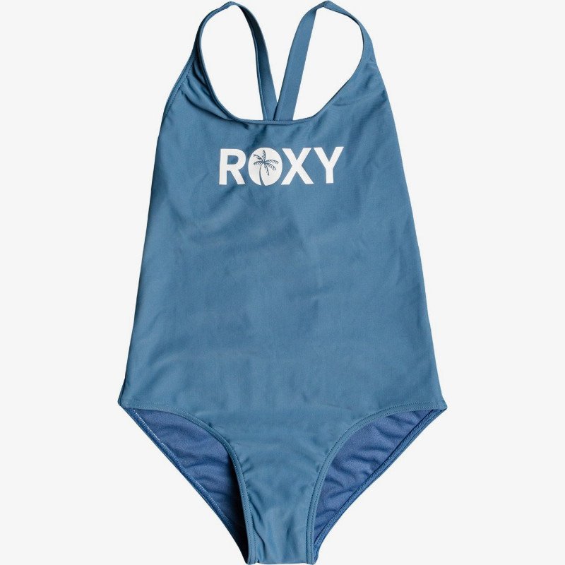 Perfect Surf Time - One-Piece Swimsuit for Girls 8-16 - Blue - Roxy