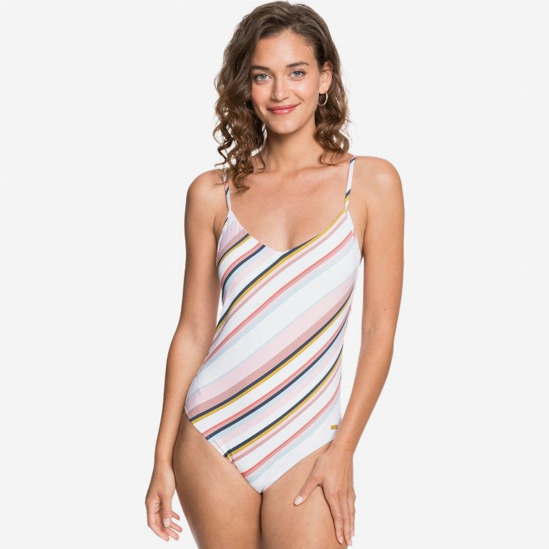 Printed Beach Classics - One-Piece Swimsuit for Women - White - Roxy