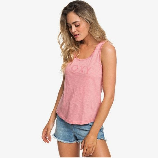RED LINES A - VEST TOP FOR WOMEN PINK