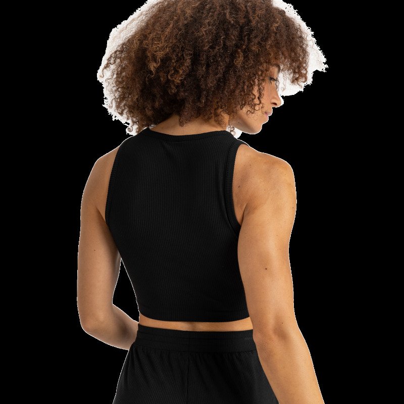 Rise & Vibe Crop Top in Anthracite