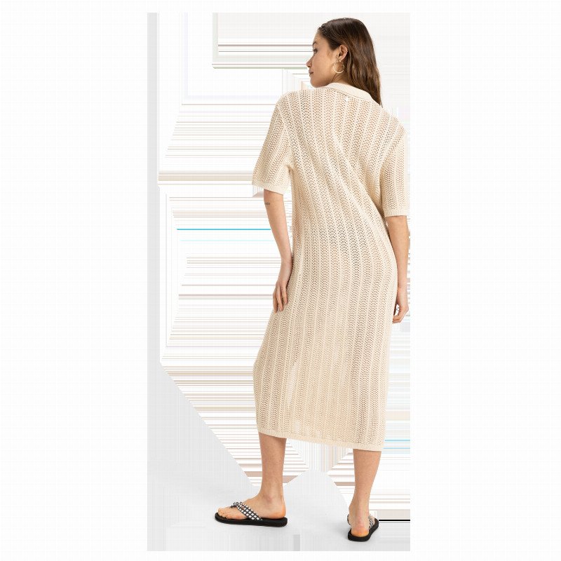 Seashell Song Dress in Parchment