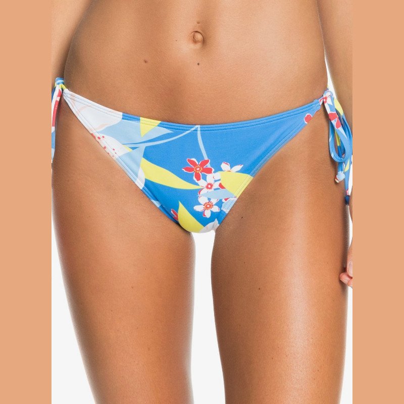 She Just Shines - Moderate Bikini Bottoms for Women - Blue - Roxy