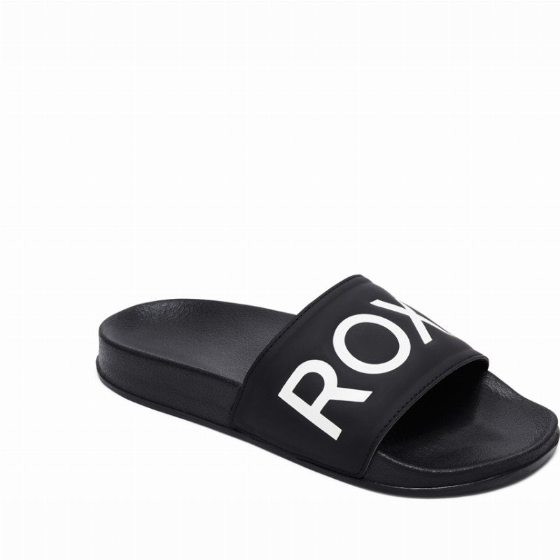 Roxy Slippy II Sliders - Black FG - UK 8 (EU 41)