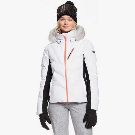 Snowstorm - Snow Jacket for Women - White - Roxy