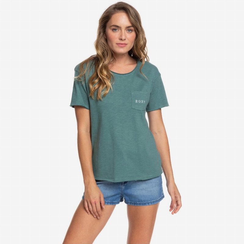 Star Solar - Pocket T-Shirt for Women - Blue - Roxy