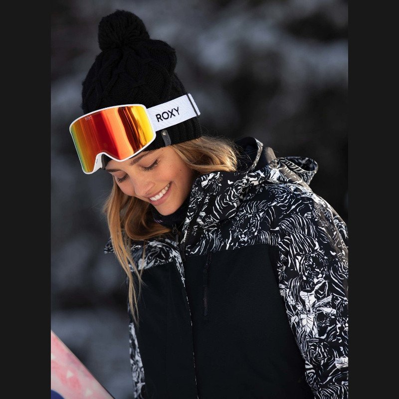 Storm Women - Snowboard/Ski Goggles for Women - White - Roxy