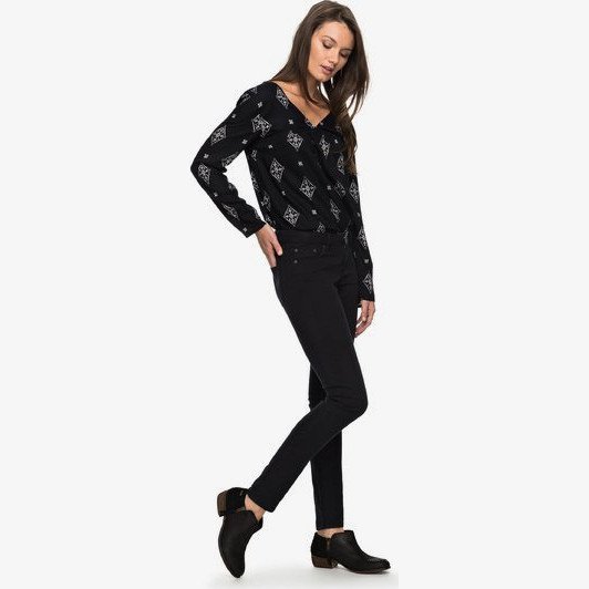 SUNTRIPPERS COLORS - SKINNY FIT JEANS FOR WOMEN BLACK