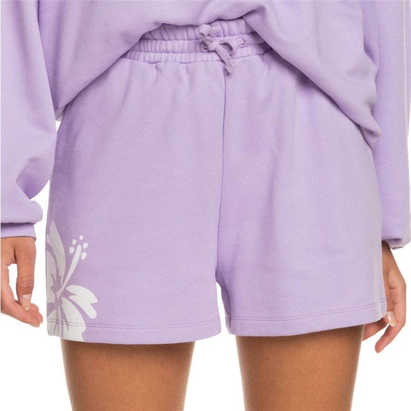 Roxy Surf Kind Kate Jogger Shorts - Purple Rose