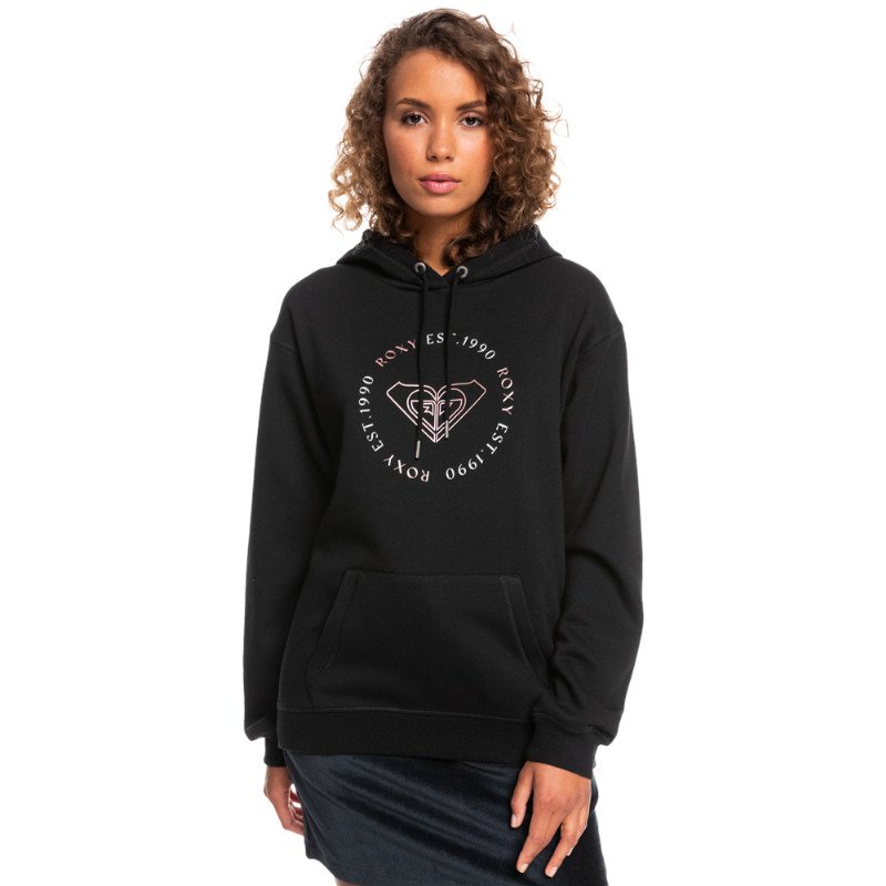 Roxy Surf Stocked Brushed Hoody - Anthracite