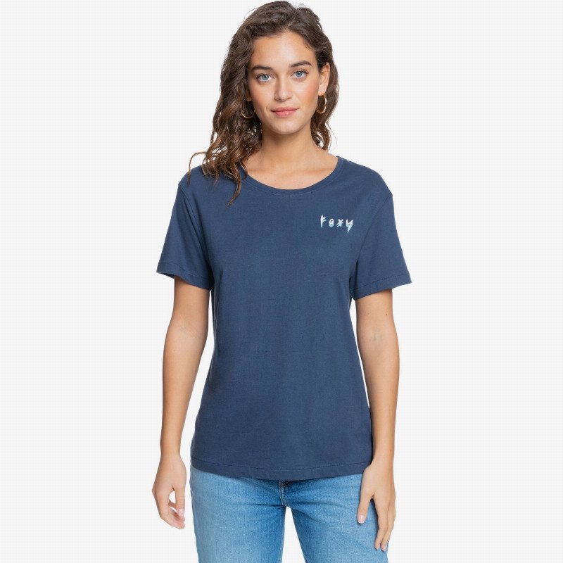 Sweet Evening - T-Shirt for Women - Blue - Roxy