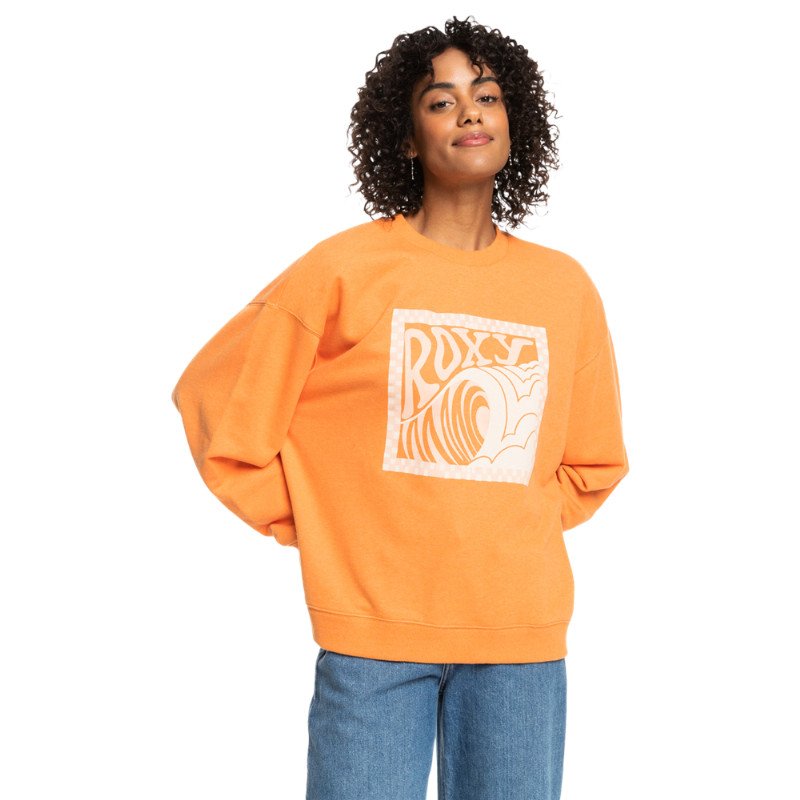 Roxy Take Your Place Sweatshirt - Tangerine