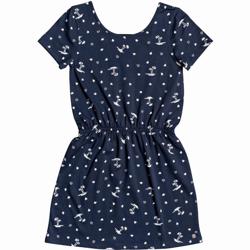 The Clouds - Short Sleeve Dress - Short Sleeve Dress - Girls 4-16 - Blue