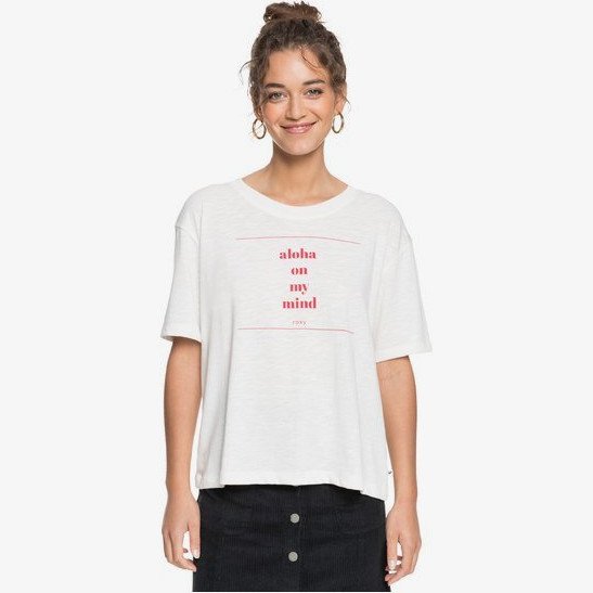 The Sweetest C - T-Shirt for Women - White - Roxy