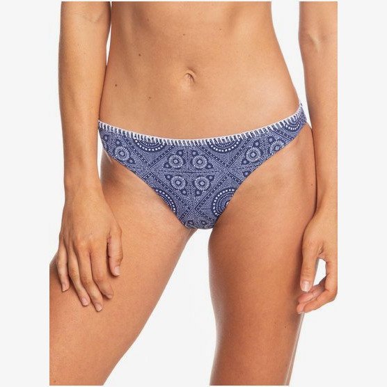 To The Beach - Moderate Bikini Bottoms for Women - Blue - Roxy