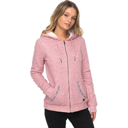 TRIPPIN SHERPA - ZIP-UP HOODIE FOR WOMEN RED