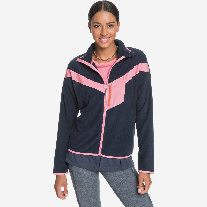 Walking On The Wild - Polar Fleece for Women - Blue - Roxy